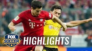 Bayern Munich vs Borussia Dortmund  2015–16 Bundesliga Highlights [upl. by Michelsen]