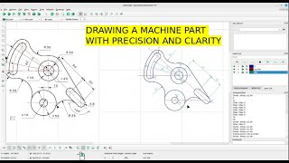 Drawing a Precision Component  Librecad [upl. by Alvita]