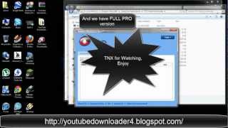 YouTube Downloader 4 FULL PRO 2013 [upl. by Garret]