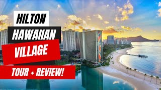 Hilton Hawaiian Village Waikiki Beach Resort Tour and Review  Rainbow Tower Upgrade [upl. by Babara]