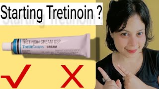 Starting Tretinoin  WHAT TO USE amp AVOID [upl. by Burnaby]