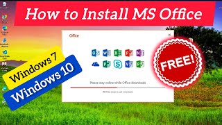 How to Install MS Office for Free  Install MS Word  MS Powerpoint  MS Excel msoffice msword [upl. by Aniratac]