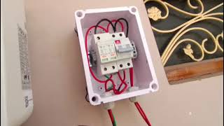 Solar inverter AC DC connectiontatasolarpanel adani solarsystem acdcconcert solar installation [upl. by Yffat667]