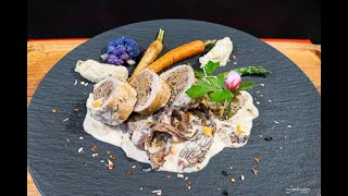 PAUPIETTE DE VEAU A LA CREME DE GIROLLES amp MORILLES [upl. by Shyamal]