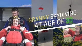 🇪🇪 Who is this old woman skydiving [upl. by Gerry889]