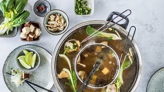 Recipe Asian hotpot  FOOBY [upl. by Okomot813]