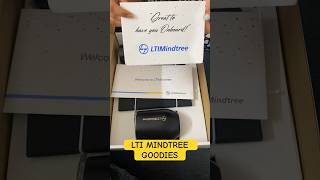 LTI Mindtree joining goodies unboxing  What all is inside  🤔🤔🤔 viralshorts ltimindtree [upl. by Jacklyn553]