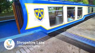 Accessible Canal Boat Holidays Shropshire Lass [upl. by Arrekahs]