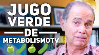 Jugo verde de MetabolismoTV 🥒🥬🍏 en VIVO con Frank Suárez [upl. by Enomas661]