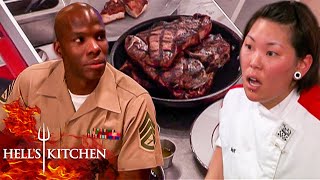 Marine Veteran Is Treated To A Truly Awful Service  Hells Kitchen [upl. by Jannel542]