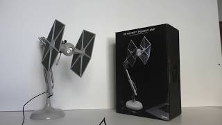 STAR WARS TIE FIGHTER POSABALE LAMP BY PALADONE [upl. by Heidi]