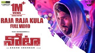 Raja Raja Kula Full Video Song  Nota Telugu Video Songs  Vijay Devarakonda  Sam CSAnand Shankar [upl. by Hanimay]