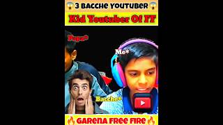 Kid Youtuber Of Garena Free Fire 🤯 shorts shortvideo youtubeshorts freefire [upl. by Esilehc990]