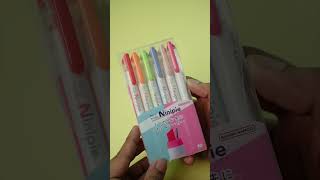 2 in 1 Japanese Highlighter  Fineliner Pen shorts SYShort 385 [upl. by Ymmaj]