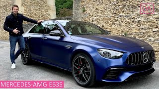 Essai MercedesAMG E63S  300 kmh en famille [upl. by Alesram]