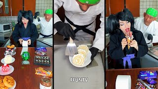 Random Ice Cream Challenge  Chocolate VS Cake By FFUNTV [upl. by Nahtannoj]