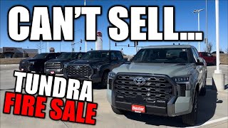 Dealership Lots FLOODED with UNSOLD Toyota Tundras [upl. by Gib]