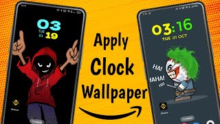 How to Apply Clock Wallpaper any Android Phone  4k hd wallpaper  Live wallpaper [upl. by Nojid851]