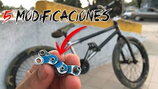 5 MODIFICACIONES BASICAS PARA OPTIMIZAR TU BMX [upl. by Wilkison]