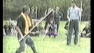 Kukishinden ryu Bo jutsu  Manaka shihan 1988 Ohio 2 [upl. by Ianteen132]