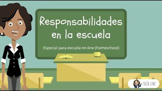 Responsabilidades en la escuela homeschool  TUTORÍA  Video educativo [upl. by Candice]