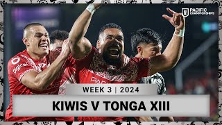 Pacific Championship 2024  New Zealand Kiwis v Tonga XIII  Full Match Replay [upl. by Stanislaus]