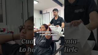 Cuando tu cliente lo hacen sin pedirlo vale más  hairstyle belleza comedy comedyshorts [upl. by Nina]