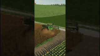 Sorghum Harvest Time Lapse fs22 farmingsimulator22 shorts [upl. by Belen142]