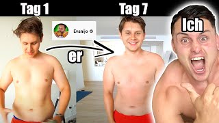 ICH WAR 7 TAGE SEIN PERSONALTRAINER 7 Tage Diät mit Evanijo I The Franklin Reaktion [upl. by Oakman661]