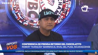 Román quotChocolatitoquot se enfrenta al colombiano Robert Barrera [upl. by Aurore194]