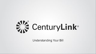 CenturyLink SelfHelp How to Read My CenturyLink Bill [upl. by Emerej]