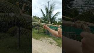 Slingshot gun from bambooslingshot bamboo bamboogun [upl. by Siloam290]