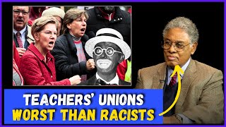 Why Teachers Unions are WORSE than ALL the Racists in America  Thomas Sowell Reacts [upl. by Apul575]