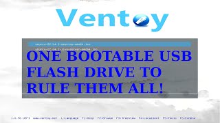 How to Make a Bootable USB Flash Drive with Ventoy on Windows [upl. by Alvira]