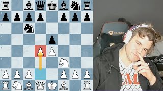 Magnus shows how to play the Scotch opening in 2023 [upl. by Tomasine]