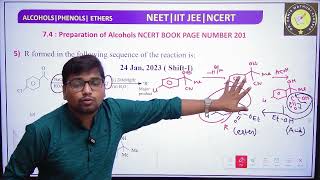 IIT JEE PYQs  Alcohols Phenols and Ethers NCERT  organicchemistry class12 chemistry [upl. by Laud325]