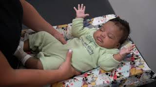 Gentle Baby Chiropractic Adjustment for Constipation [upl. by Je]