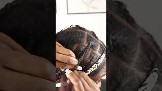 Knotless Box Braid Tutorial DIY shorts hairtutorial braids protectivestyles [upl. by Lamonica722]