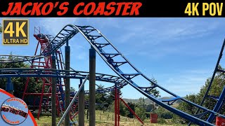 WORLDS BEST BACKYARD ROLLER COASTER 4K POV [upl. by Dougie]