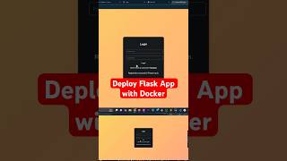 Deploy Flask App With Docker SenDevOps python coding tech [upl. by Gnov960]