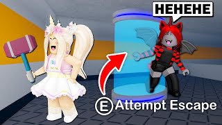 She ESCAPED From The BEAST In Flee The Facility Roblox [upl. by Annaeiluj]