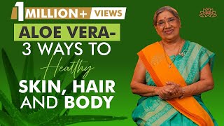 3 Amazing Benefits of Aloe Vera for Skin Hair and Health  Natural Healing Method [upl. by Daberath]