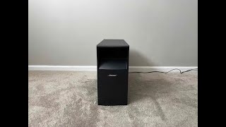 Bose Acoustimass 10 IV Module Home Entertainment Theater Powered Active Subwoofer Speaker System [upl. by Pilar]