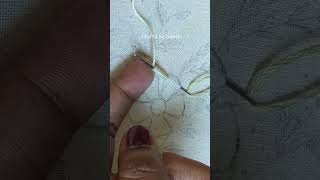 How to stitch bullion knot stitch  Hand embroidery basic stitches guide  Brazilian embroidery [upl. by Aicekan]