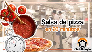 Salsa para pizza fácil en 20 minutos [upl. by Ecirahc]