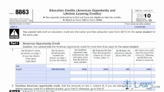 Learn How to Fill the Form 8863 Education Credits [upl. by Zebapda]