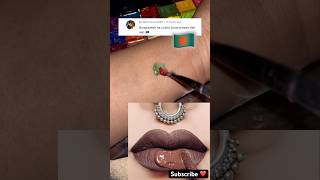 Brown lipstick Shades for all SKIN types 💄colourmixing lipstickhacks satisfyingvideo [upl. by Enalda818]