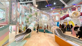 PLAYTOPIA Terbesar di Gandaria City ‼️Ada Air Coaster Wall Climbing Trampoline dan Area Pasir 😍 [upl. by Bouldon]