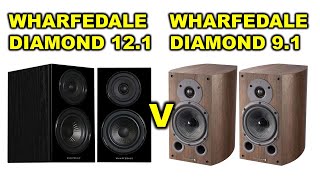 Wharfedale Diamond 121 vs Wharfedale Diamond 91 5 Track Comparison [upl. by Rratsal]