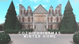 Bloxburg  Cozy Christmas Winter Home [upl. by Louella]